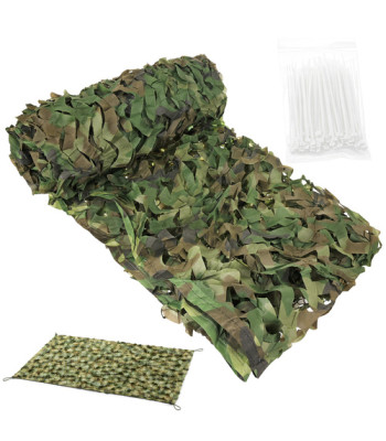 Maskējošais tīkls GARDLOV Woodland ar 100 savilcējiem 2 x 3 m