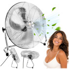 Grīdas ventilators Ruhhy 130 W, metāla, ar 3 ātrumiem, 50 cm