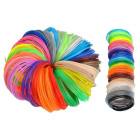 PLA 3D filamenti, komplekts, 30 gab. x 5 m