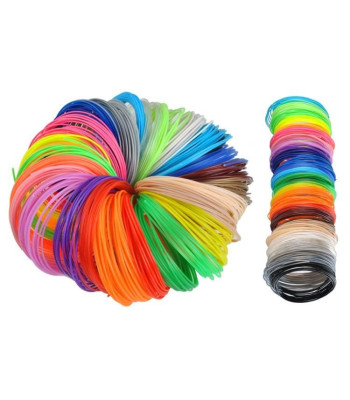 PLA 3D filamenti, komplekts, 30 gab. x 5 m