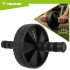 Vēdera preses trenažieris TRIZAND ABS Roller Wheel ar EVA ceļgalu paklājiņu, melns, 28 cm