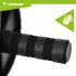Vēdera preses trenažieris TRIZAND ABS Roller Wheel ar EVA ceļgalu paklājiņu, melns, 28 cm