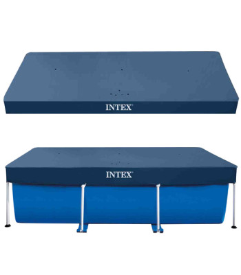 Baseina pārsegs karkasa baseinam, pārklājs 300 x 200 cm, aizsardzībai un izolācijai Intex 28038