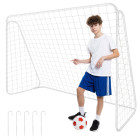 Metāla treniņu futbola vārti bērniem, XXL dāvana Trizand 213 x 150 x 90 cm