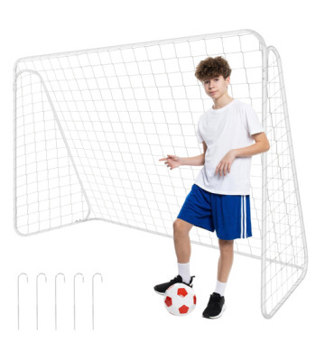 Metāla treniņu futbola vārti bērniem, XXL dāvana Trizand 213 x 150 x 90 cm
