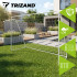 Metāla treniņu futbola vārti bērniem, XXL dāvana Trizand 213 x 150 x 90 cm