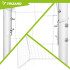 Metāla treniņu futbola vārti bērniem, XXL dāvana Trizand 213 x 150 x 90 cm