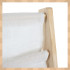 Bērnu grāmatu plaukts Kruzzel – 6 auduma plaukti, koks + audums 25809, 79 x 62,5 x 30 cm