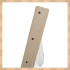Bērnu grāmatu plaukts Kruzzel – 6 auduma plaukti, koks + audums 25809, 79 x 62,5 x 30 cm