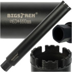 Dimanta kroņurbis betonam, gresam un akmenim Bigstren 1.1/4 UNC, 63×450 mm
