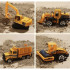 TIR kravas auto komplekts ar 6 automašīnām 22481