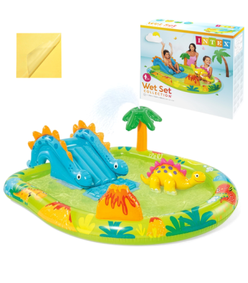 Piepūšams ūdens rotaļu laukums Mazais dino INTEX 57166NP 191 x 152 x 58 cm