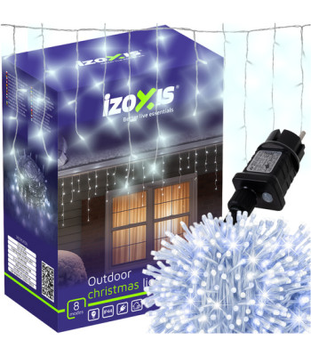 Āra LED lampiņu virtene, 500 LED, auksti balta gaisma, IZOXIS 26705, 22,5 m
