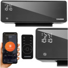 Elektriskais sienas gaisa aizkars ar WiFi un tālvadības pulti, KAMINER ZELVION 2000W, 54 x 18,5 x 12,5 cm