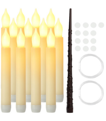 LED dekoratīvās sveces ar tālvadību, 12 gab., Ruhhy 26177