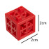Kreatīvie konstrukciju klucīši KRUZZEL, 3D, 160 gab., 2 x 2 x 2 cm, 26377