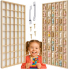 Koka plaukts lellītēm ar 54 nodalījumiem KRUZZEL, 10 cm, 26969