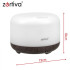 Aromāta difuzors–gaisa mitrinātājs ar LED apgaismojumu un tālvadības pulti Zortiva 13,2 x 10 cm