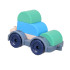 Sensorie, mīkstie gumijas konstruktora kluči bērniem dāvanai, 120 gab.