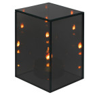 Spoguļlukturis LED 3D, dekoratīva laterna ar baterijām Zortiva 10 x 10 x 15 cm