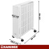 Elektriskais eļļas radiators, balts KAMINER Arvell 2500W, 11 ribas