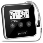 Zortiva virtuves termometrs ar zondi, LCD displeju, taimeri un trauksmi, -20 līdz 250 °C, 8 x 8 x 1,5 cm
