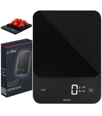 Zortiva elektroniskie virtuves svari ar taras funkciju, 10 kg, 1 g