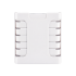 Zāļu organizators ar tablešu dalītāju Isomedix, 7 dienām, 12 x 11,5 x 5 cm