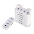 Zāļu organizators ar tablešu dalītāju Isomedix, 7 dienām, 12 x 11,5 x 5 cm