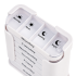 Zāļu organizators ar tablešu dalītāju Isomedix, 7 dienām, 12 x 11,5 x 5 cm