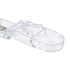 Zāļu organizators ar tablešu dalītāju Isomedix, 7 dienām, 12 x 11,5 x 5 cm