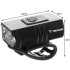 Velosipēda lukturu komplekts ar LED CREE T6, USB uzlādi un aizmugurējo lukturi, 4T6, 23677