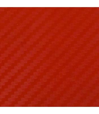 Folia Rolka Carbon 3D Sarkanā