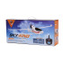 Attālināti vadāma lidmašīna WLTOYS Sky King F959S 2,4GHz oranža
