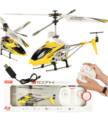 Helikopters Syma S107H 2.4GHz - dzeltens