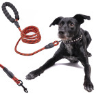 Suņu pavada uz virves izturīgs atstarojošs 2 m