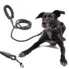 Suņu pavada uz virves izturīgs atstarojošs 3 m