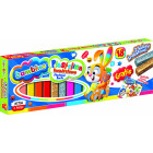 Plastilīna kvadrātveida BAMBINO, 18 krāsas
