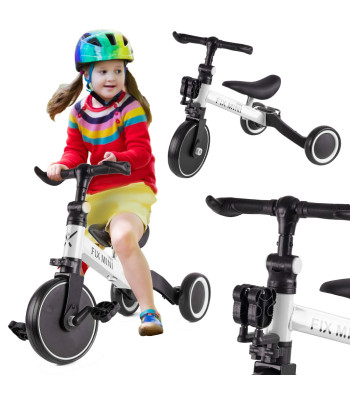 3in1 bērnu trīsritenis, Trike Fix Mini, Balts