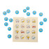 Koka Puzzle Galda Spēle Atmiņa + 4 Kartes