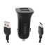 Auto lādētājs ar diviem USB + Type-C portiem