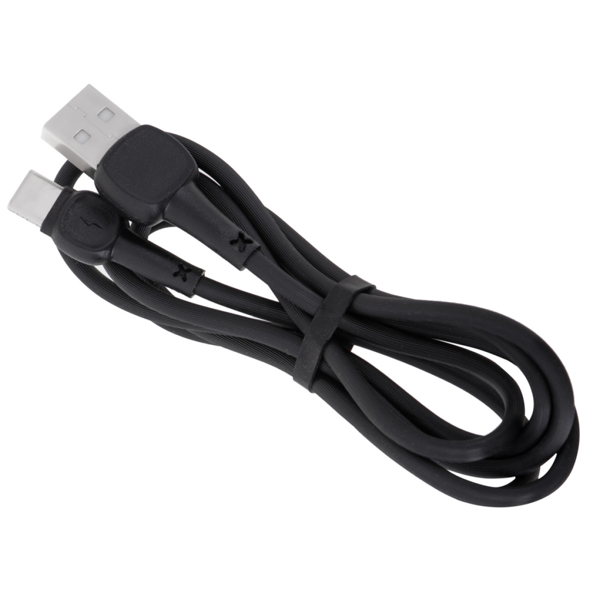 L – BRNO ātrais Type-C USB kabelis melns