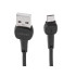 L - BRNO Ātra uzlāde Micro USB kabelis Balts