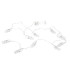 3 m 20LED silti balts LED apgaismojums