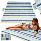Pludmales paklājs pludmales piknika sega 200x200cm zila