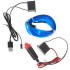 LED apgaismojums automašīnai USB 12V 3M zils