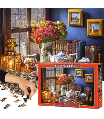 CASTORLAND PUZZLE 500 GABALI - TĒJAS LAIKS