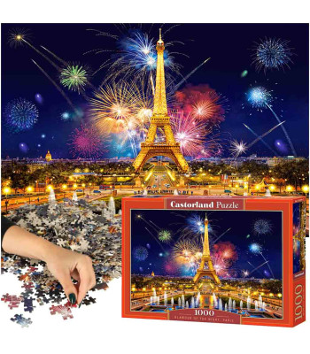 Castorland Puzzle 1000 Gabaliņi - Nakts Burvība, Parīze