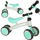 Bērnu līdzsvara velosipēds ar četriem riteņiem, Trike Fix Tiny, pelēks/zils