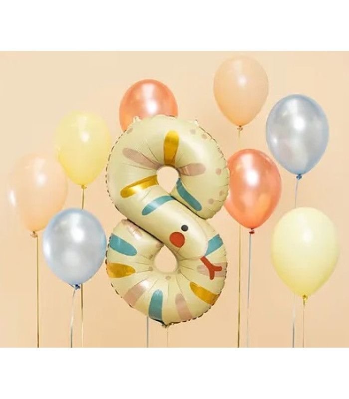 Folijas balons Cipars 8 - Čūska 55x88 cm